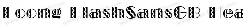 Loong FlashSansGB Heavy字体转换